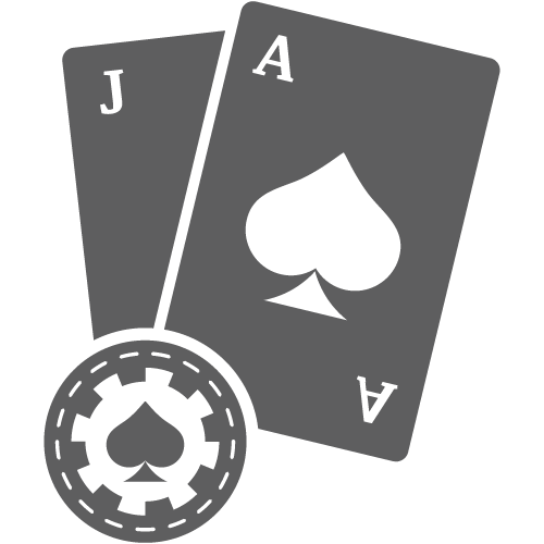 icono de cartas de blackjack