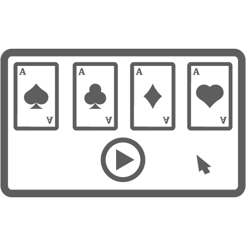 Icono de video poker
