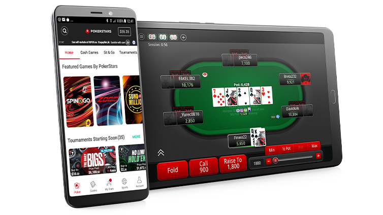 Aplicación móvil PokerStars