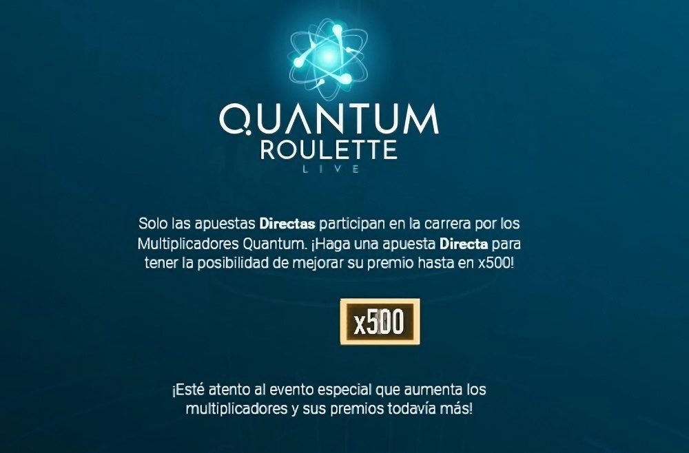 instrucciones de Quantum roulette