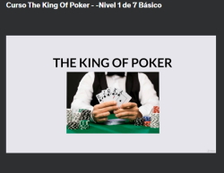 El Curso The King of Poker